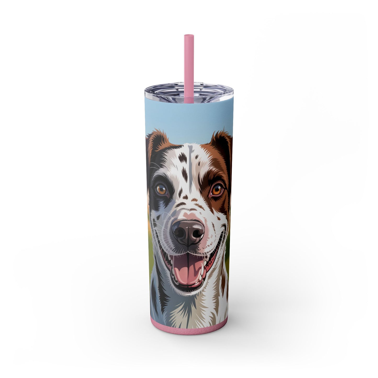 Telomian Skinny Tumbler with Straw, 20oz