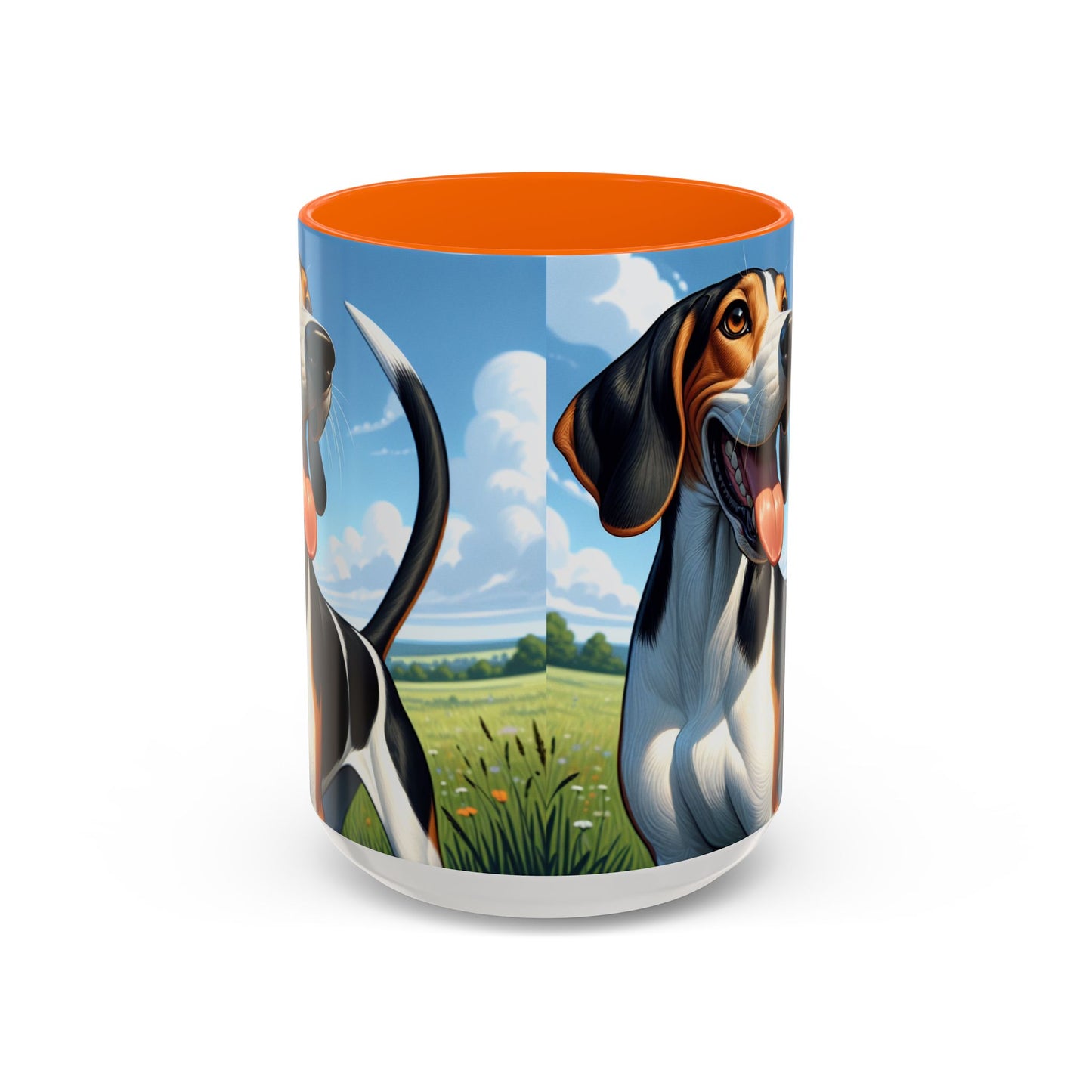 Treeing Walker Coonhound Accent Coffee Mug - Perfect Gift for Dog Lovers