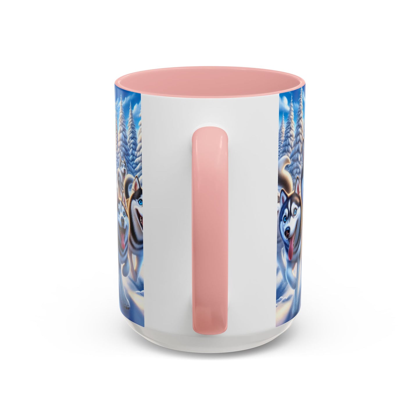 Siberian Husky Accent Coffee Mug - Perfect Gift for Dog Lovers
