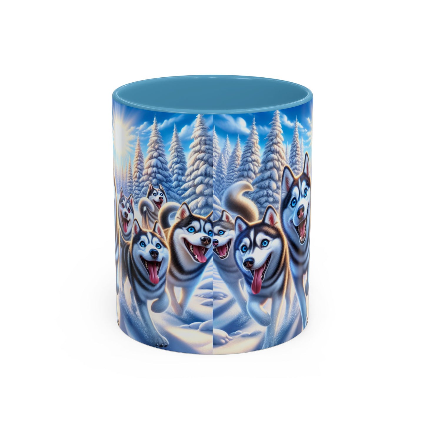 Siberian Husky Accent Coffee Mug - Perfect Gift for Dog Lovers