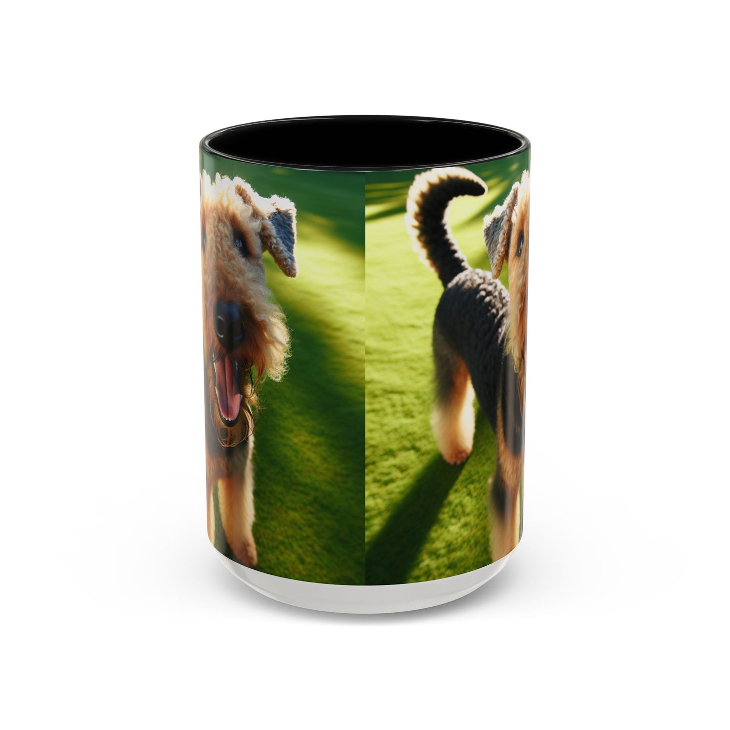 Airedale Terrier Accent Coffee Mug - Perfect Gift for Dog Lovers