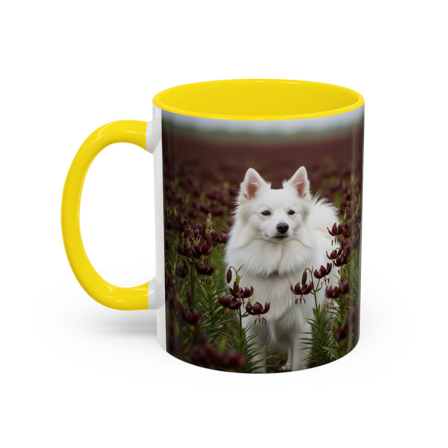 American Eskimo Dog Accent Coffee Mug - Perfect Gift for Dog Lovers