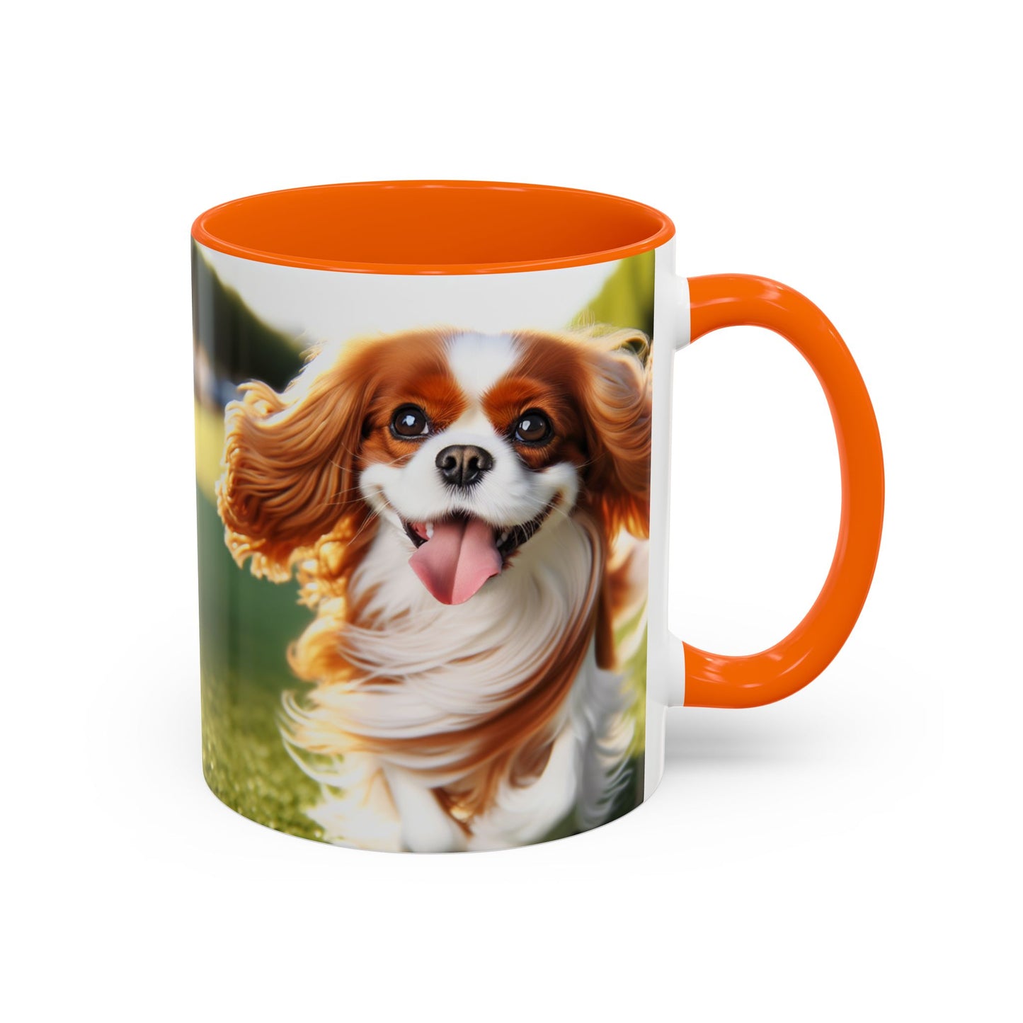 Cavalier King Charles Spaniel Accent Coffee Mug - Perfect Gift for Dog Lovers