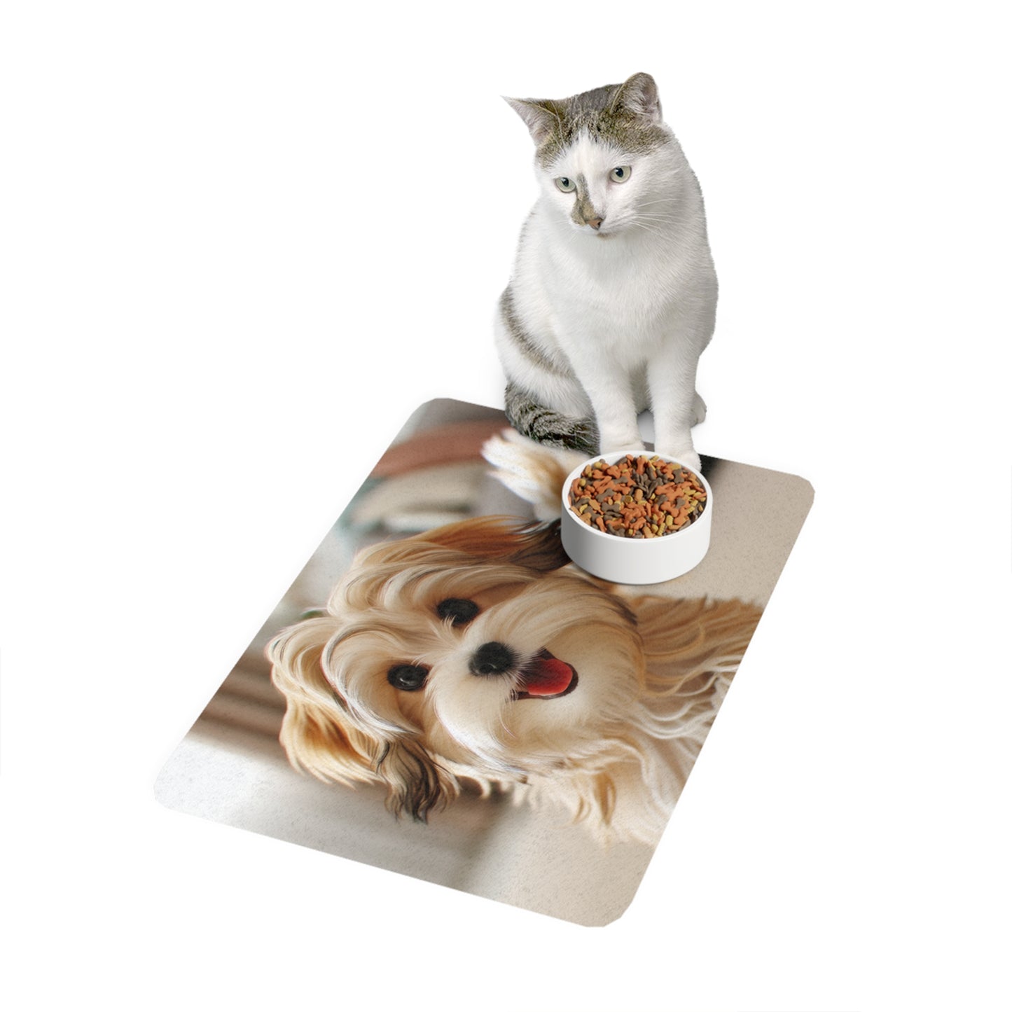Pet Food Mat (12x18) - Morkie