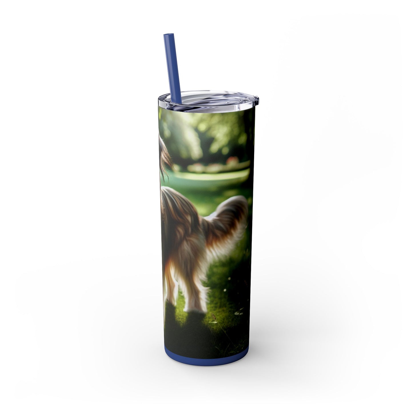 Pyrenean Shepherd Tumbler with Straw, 20oz