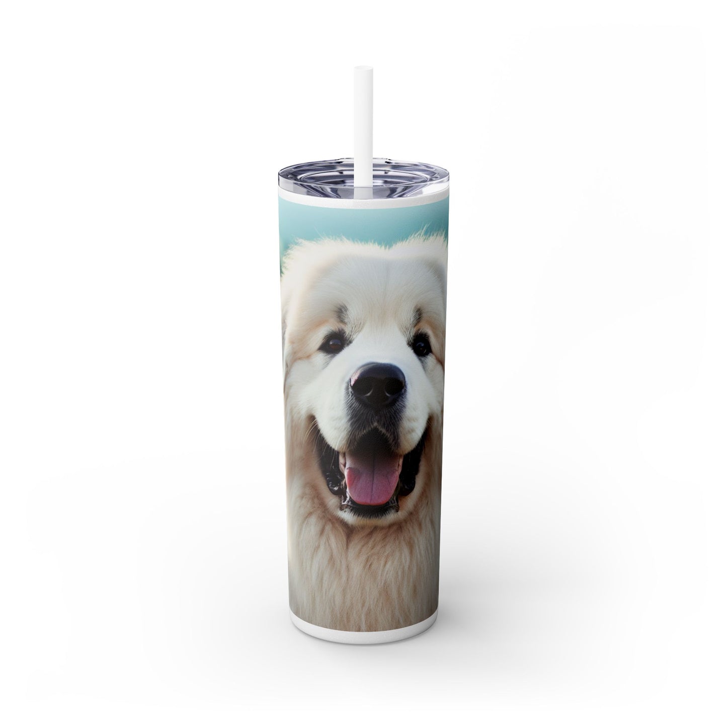 Great Pyrenees Tumbler with Straw, 20oz