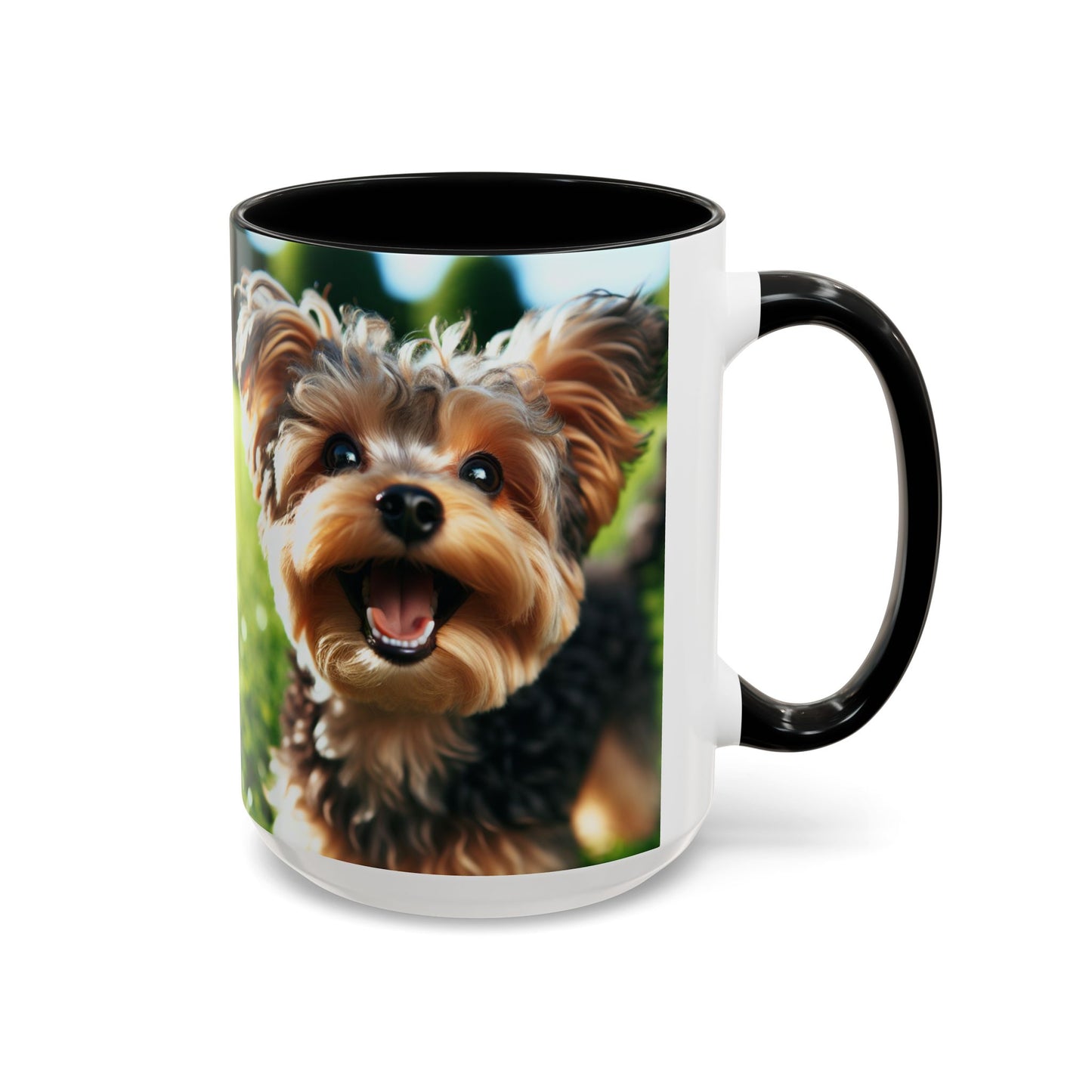 Yorkiepoo Accent Coffee Mug - Perfect Gift for Dog Lovers