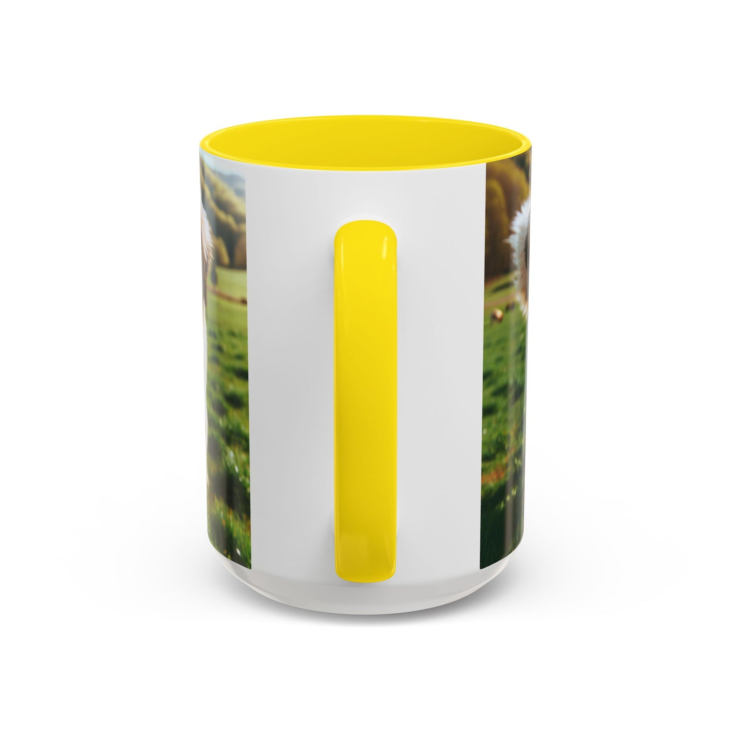 Taza con detalles de Mastín del Pirineo: el regalo perfecto para los amantes de los perros.