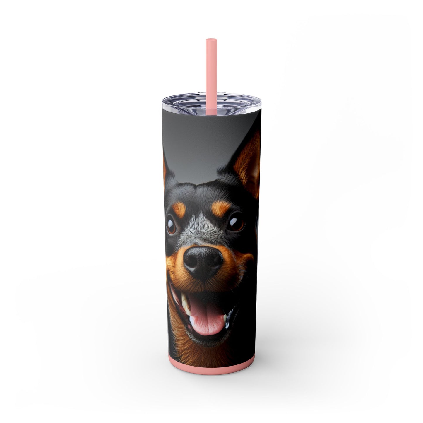 Lancashire Heeler Tumbler with Straw, 20oz