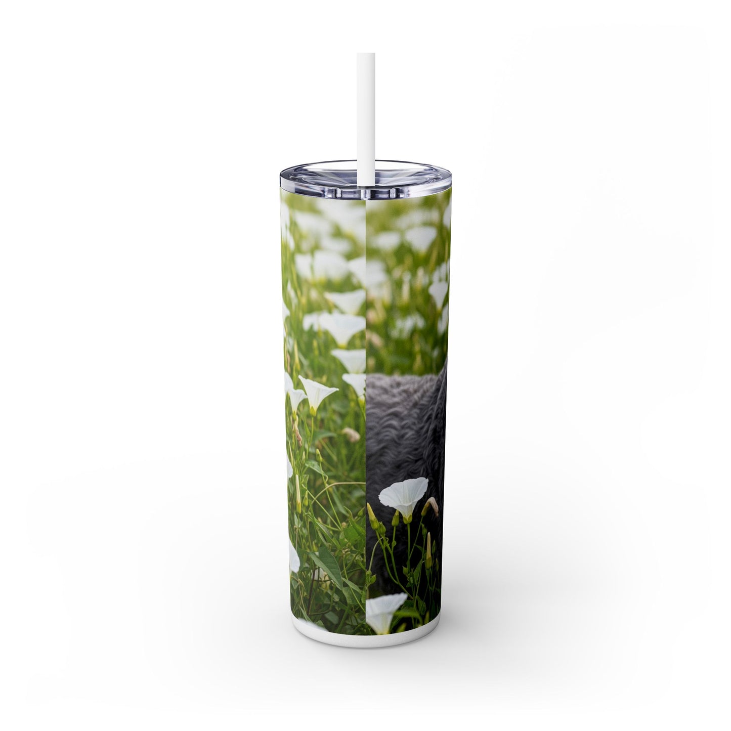 Kerry Blue Terrier Tumbler with Straw, 20oz