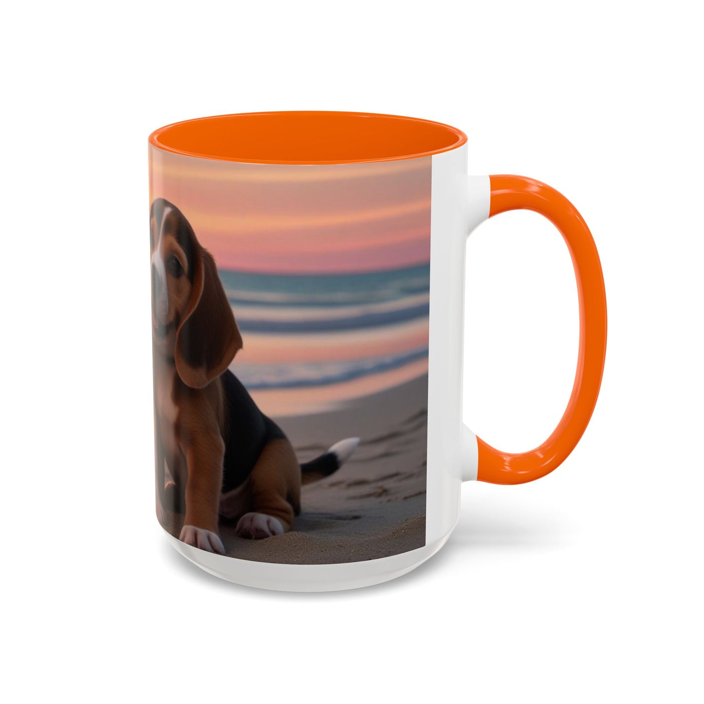 Beagle Love Accent Coffee Mug - Perfect Gift for Dog Lovers