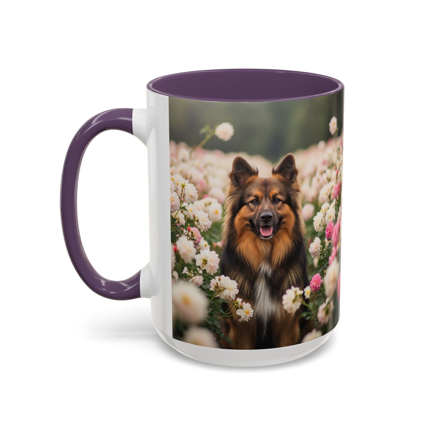 Bohemian Shepherd Accent Coffee Mug - Perfect Gift for Dog Lovers