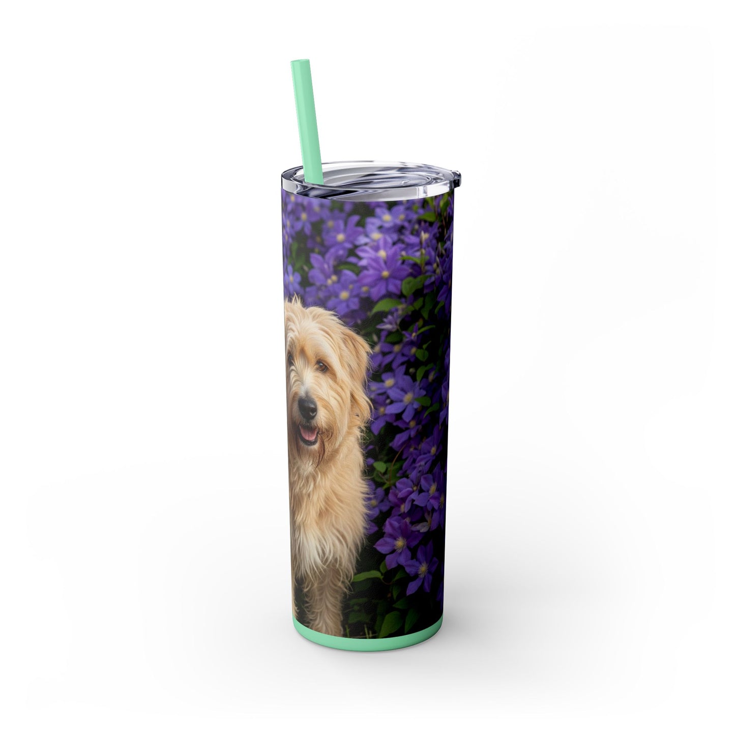 Berger Picard Skinny Tumbler with Straw, 20oz
