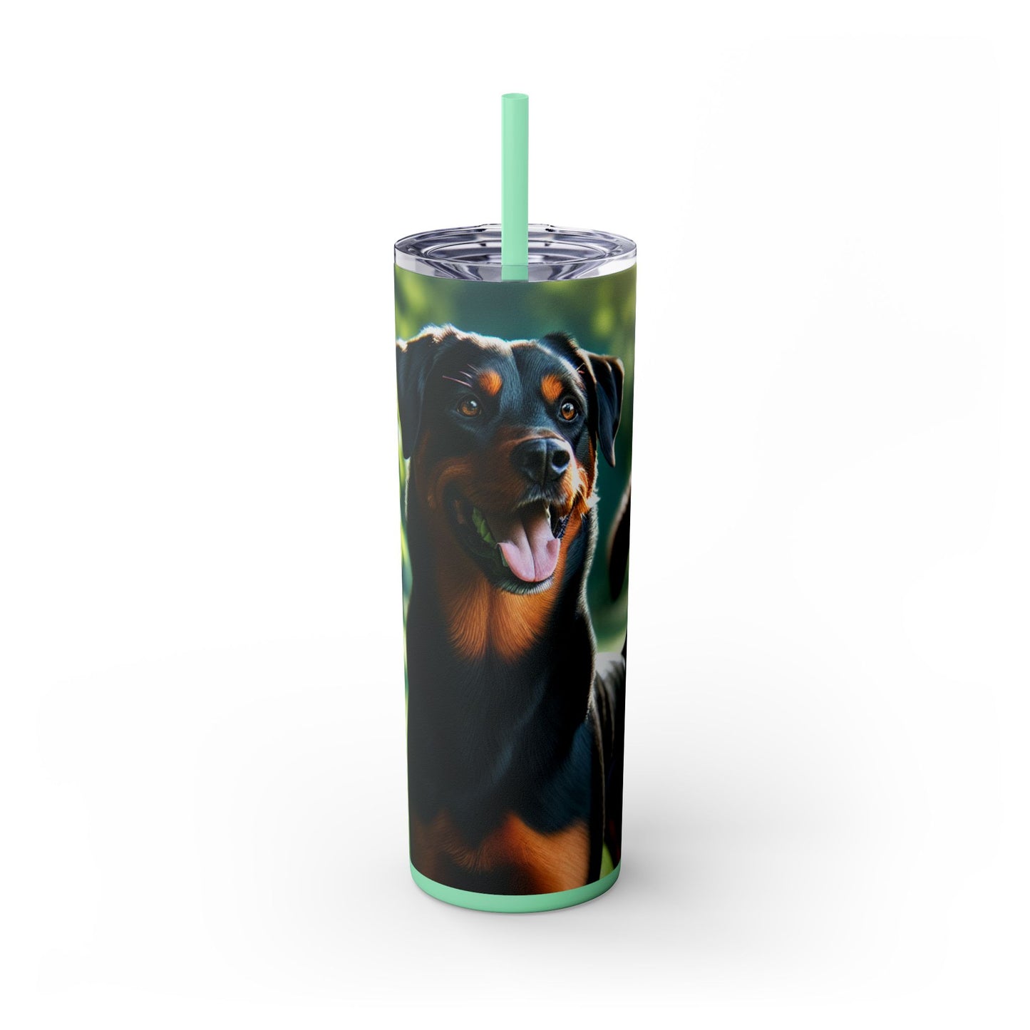 Beauceron Tumbler with Straw, 20oz