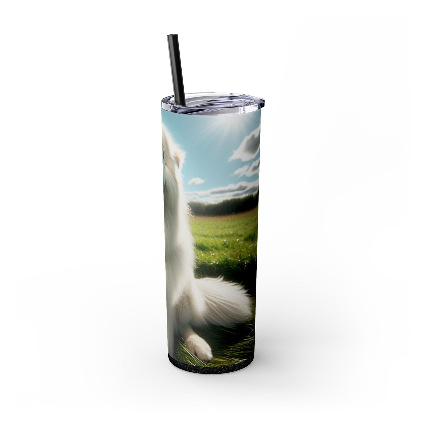 Maremma Sheepdog Tumbler with Straw, 20oz