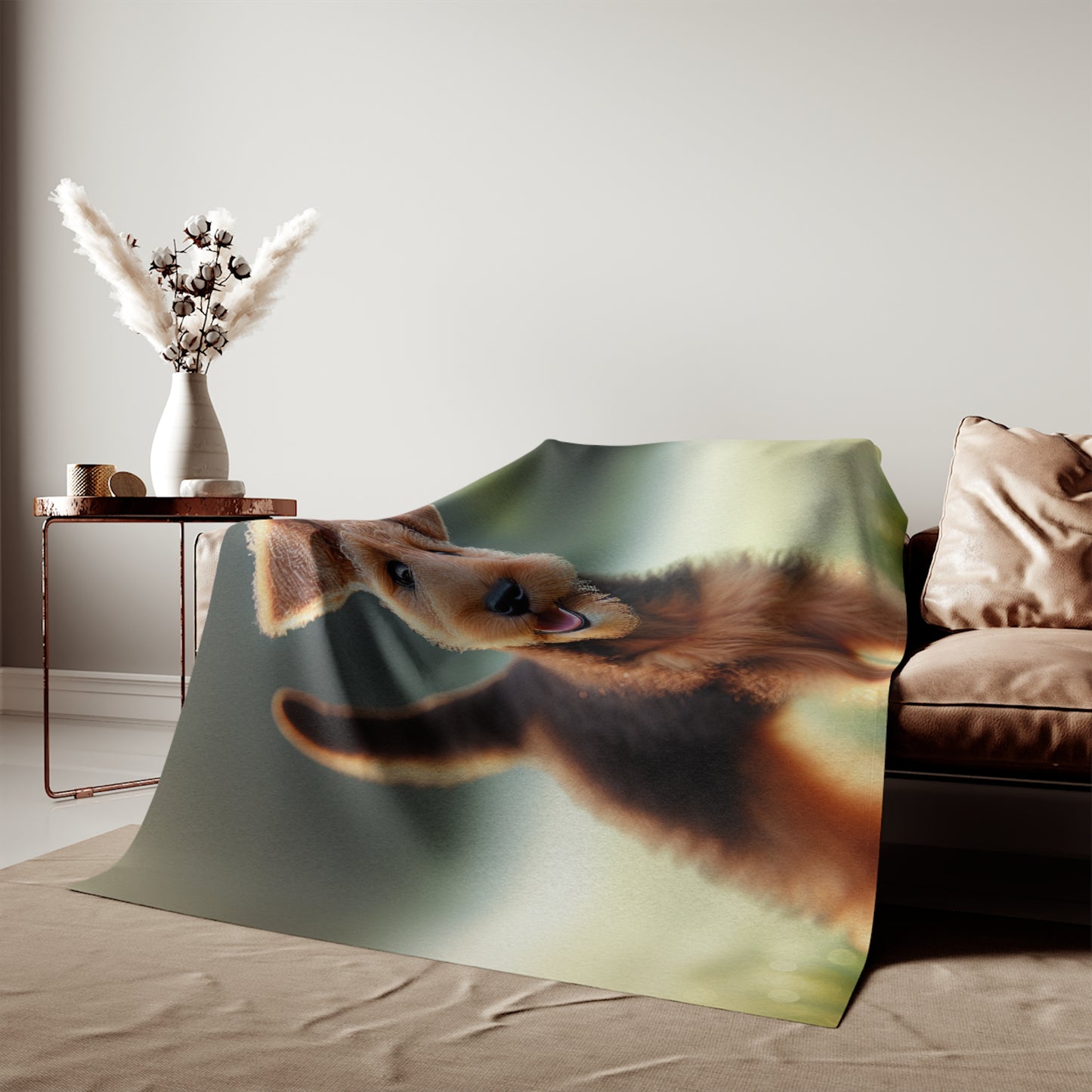Welsh Terrier Sweatshirt Blanket