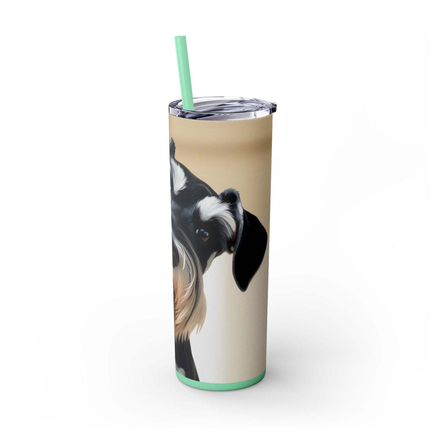 Giant Schnauzer Tumbler with Straw, 20oz