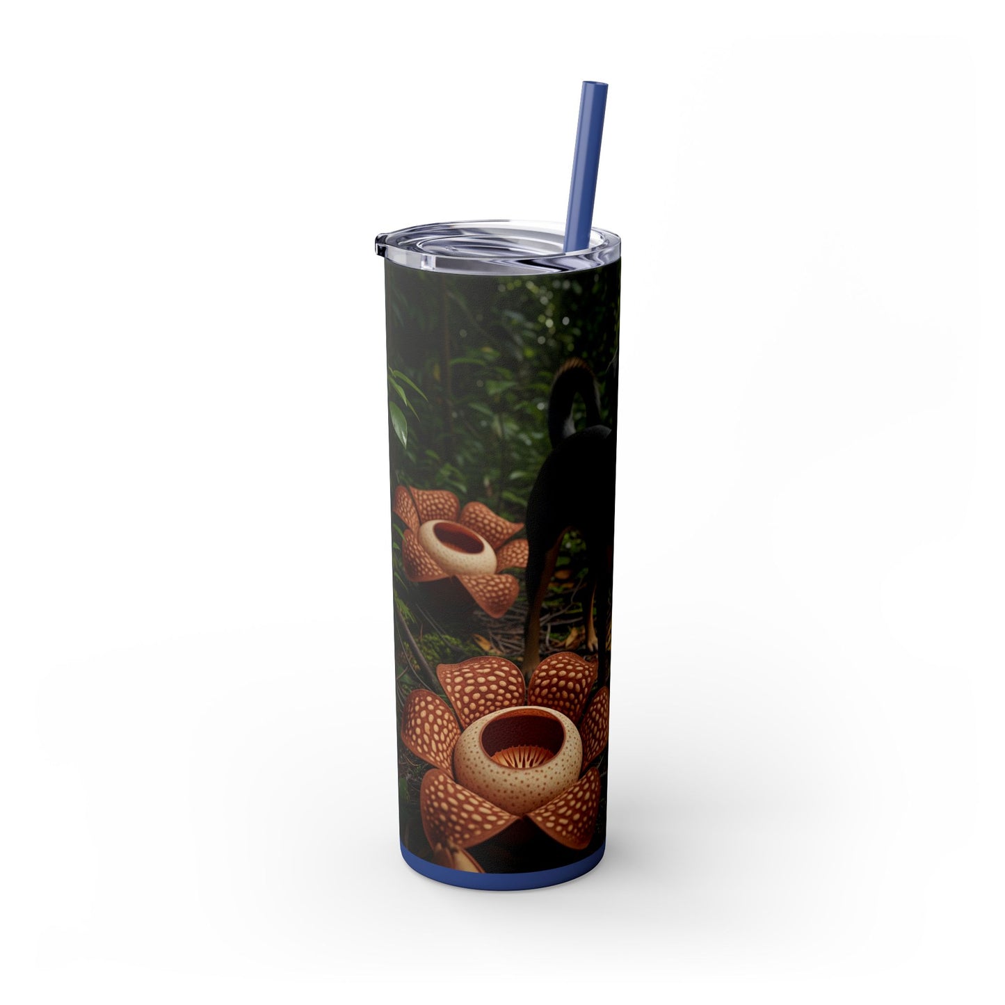Telomian Skinny Tumbler with Straw, 20oz