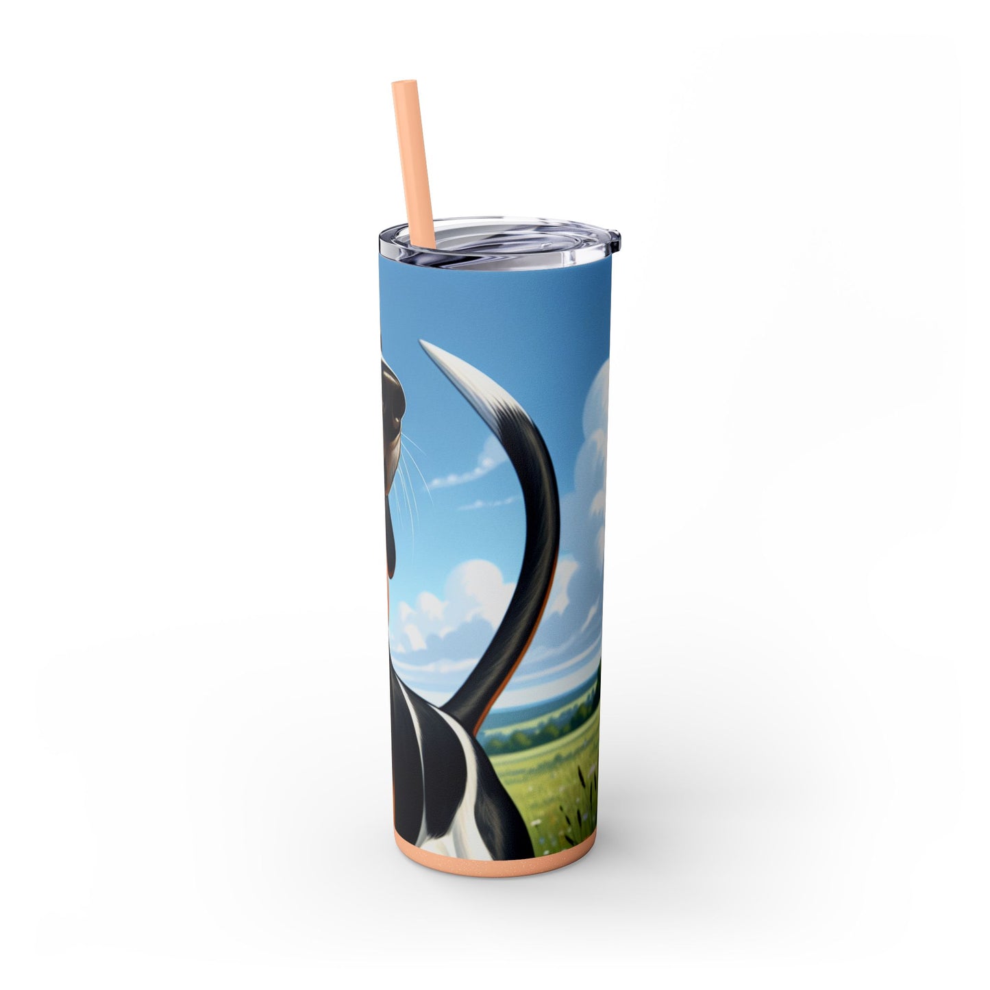 Treeing Walker Coonhound Tumbler with Straw, 20oz