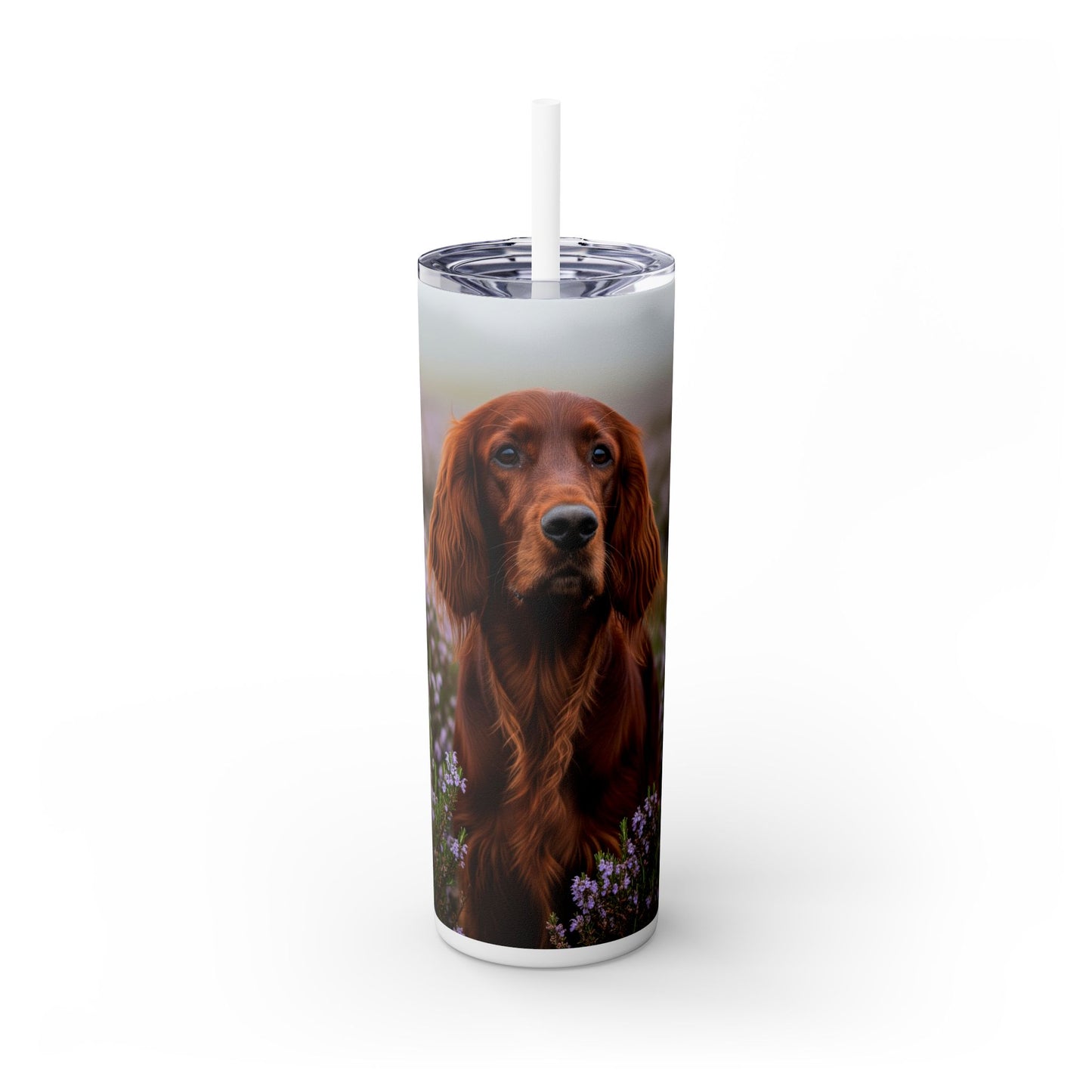 Irish Setter Tumbler with Straw, 20oz