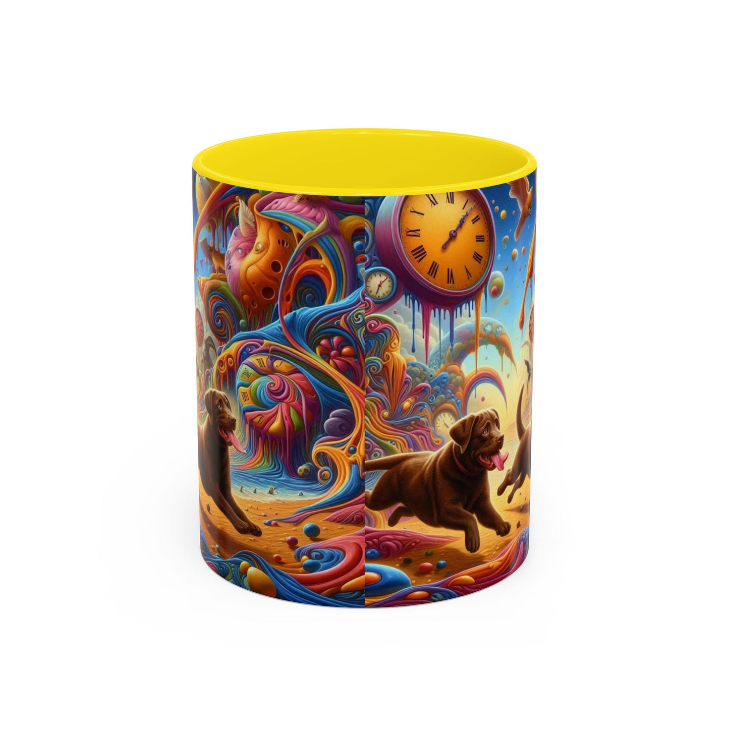 Chocolate Labrador Accent Coffee Mug - Perfect Gift for Dog Lovers