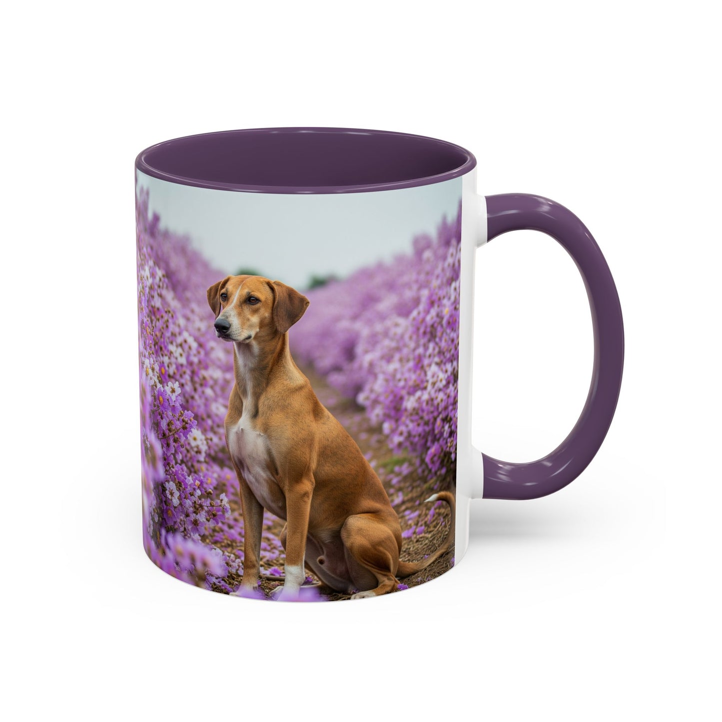Banjara Hound Accent Coffee Mug - Perfect Gift for Dog Lovers