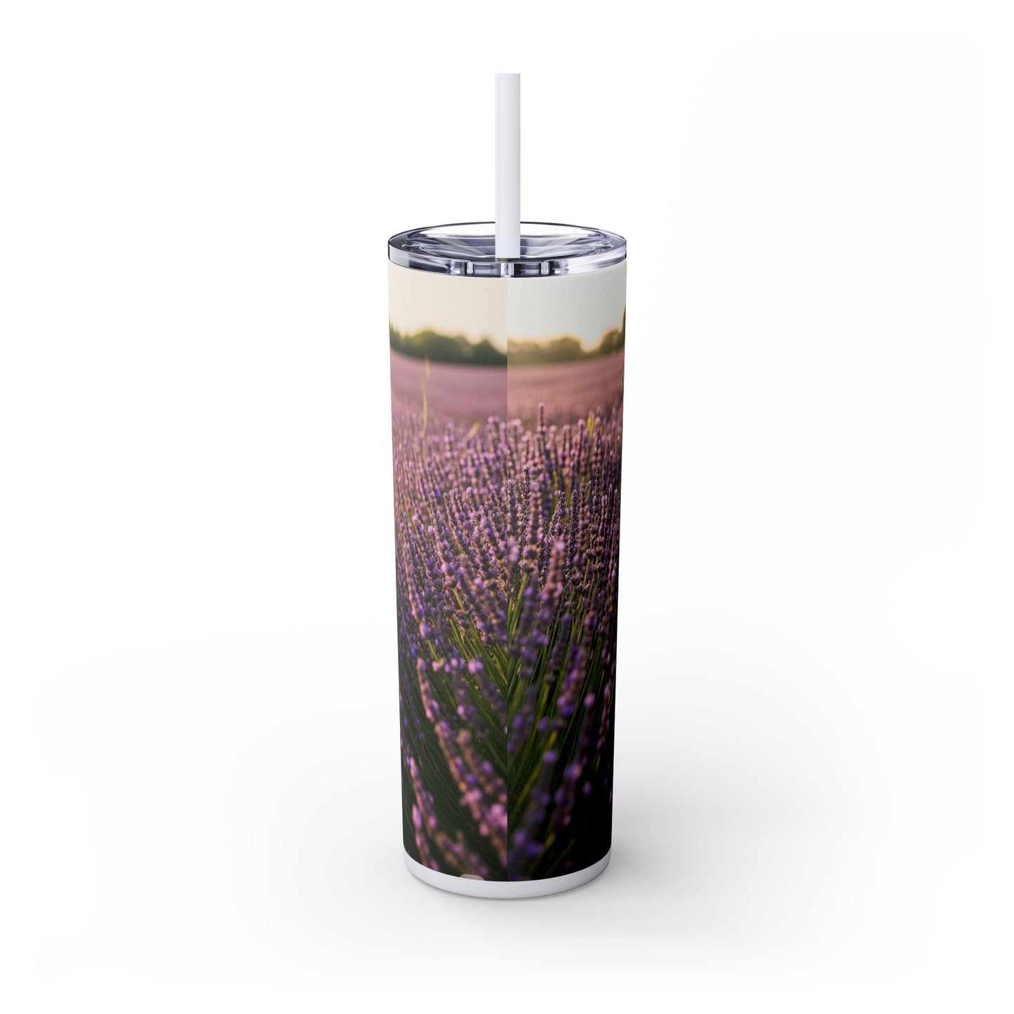 Poodle Skinny Tumbler with Straw, 20oz