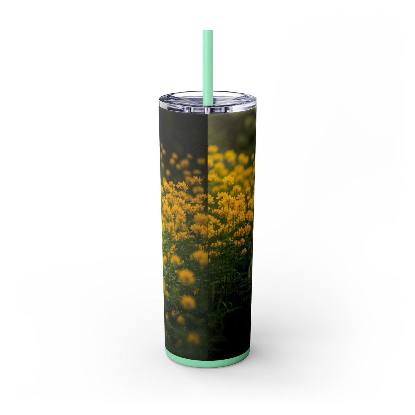 English Setter Skinny Tumbler with Straw, 20oz