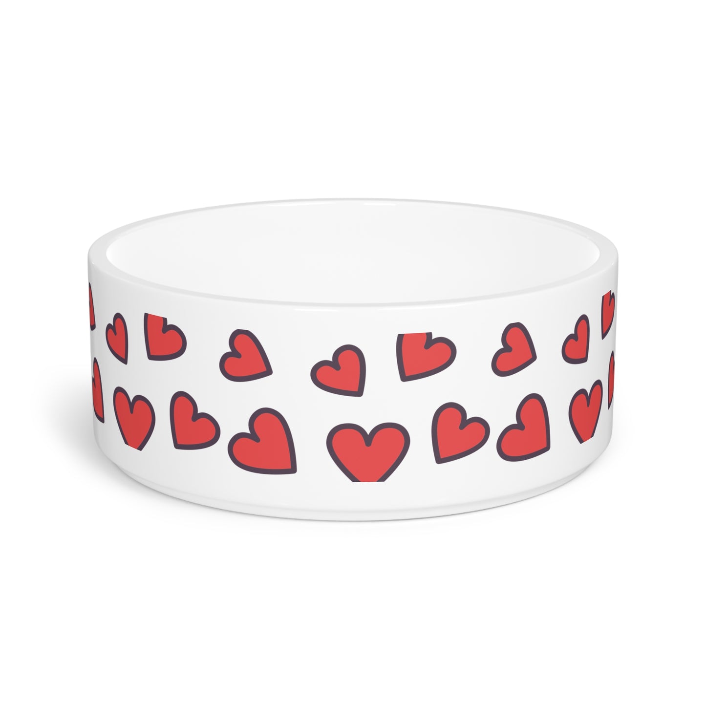 Hearts Pet Bowl