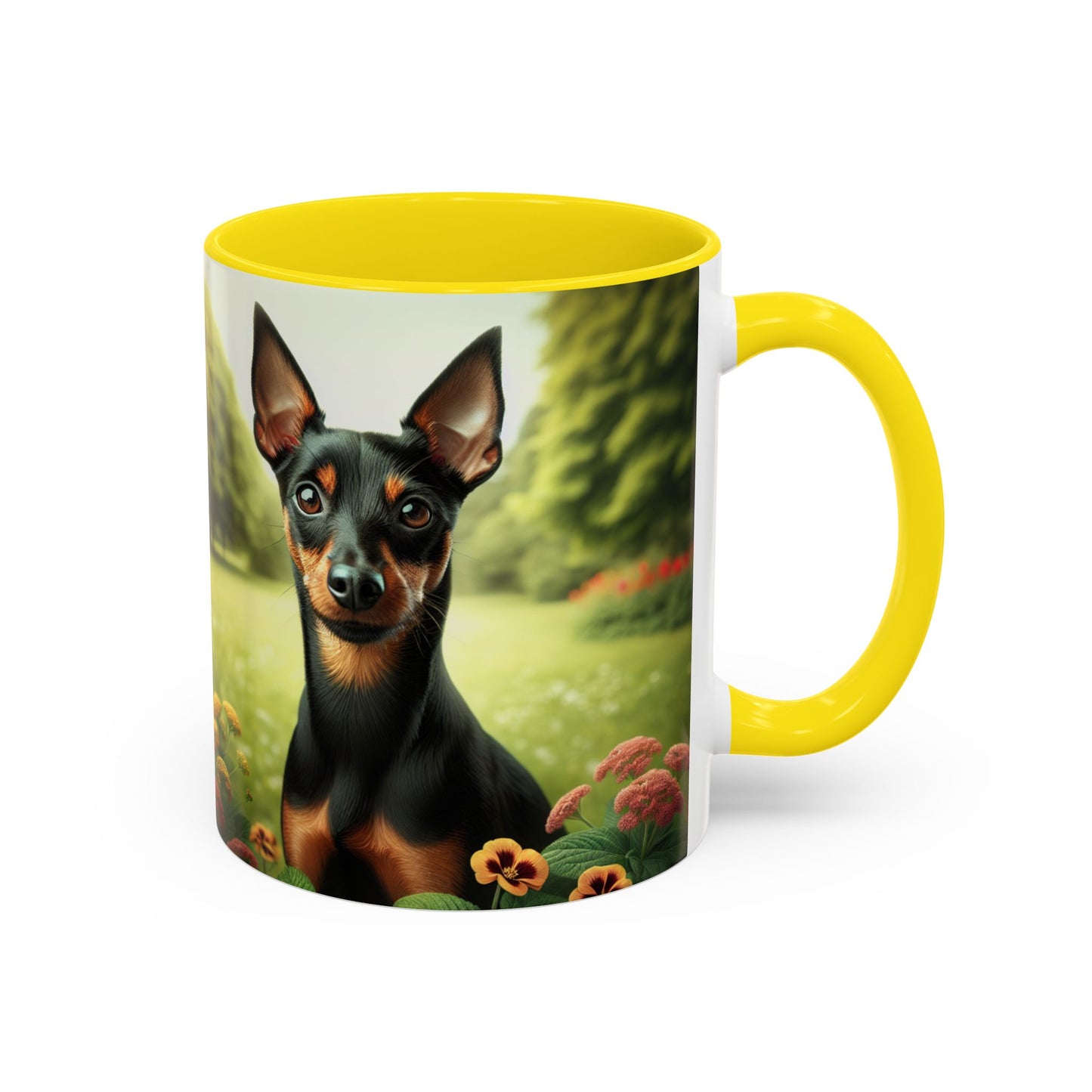 Manchester Terrier Accent Coffee Mug - Perfect Gift for Dog Lovers