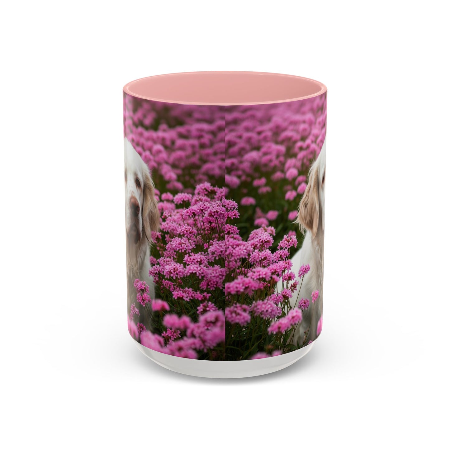 Clumber Spaniel Accent Coffee Mug - Perfect Gift for Dog Lovers