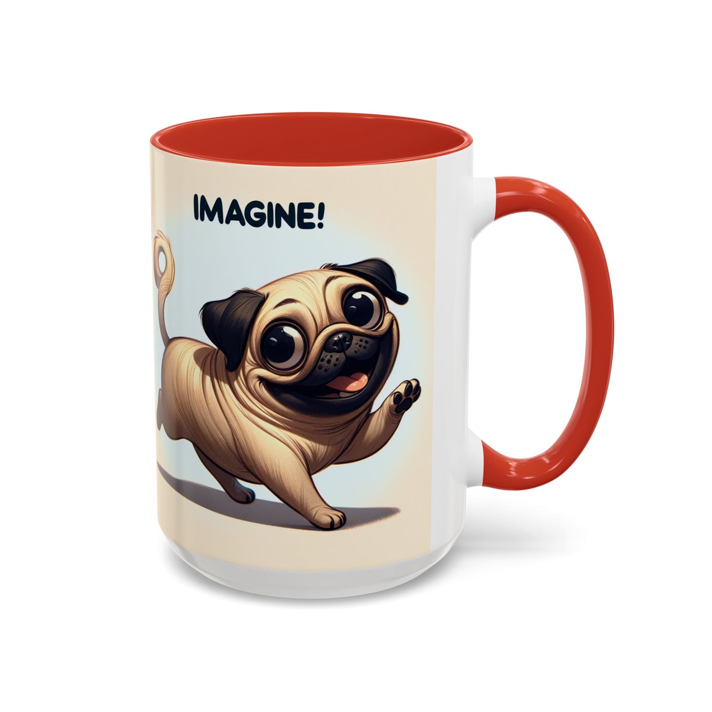 Pug Accent Coffee Mug - Perfect Gift for Dog Lovers