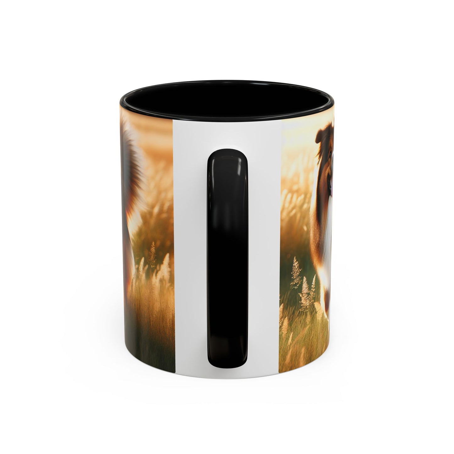 Bohemian Shepherd Accent Coffee Mug - Perfect Gift for Dog Lovers