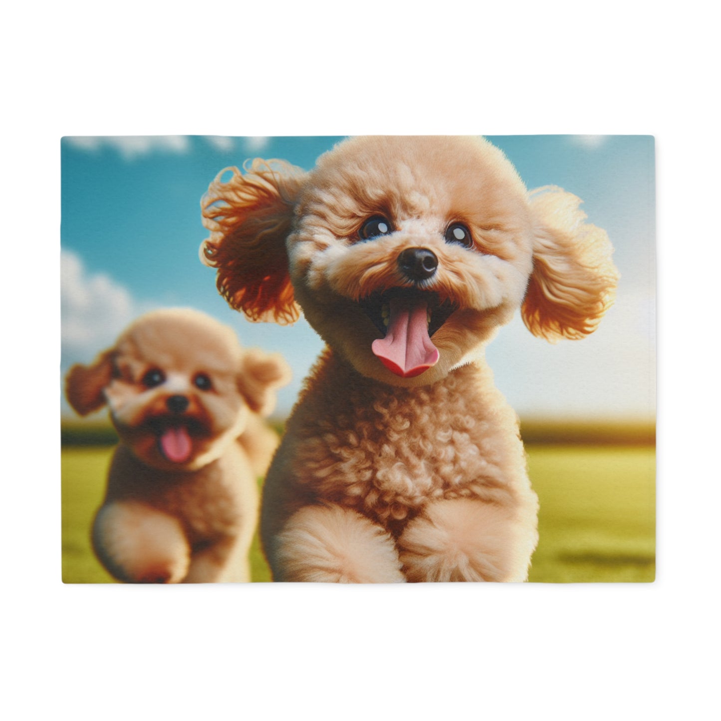 Toy Poodle Sweatshirt Blanket