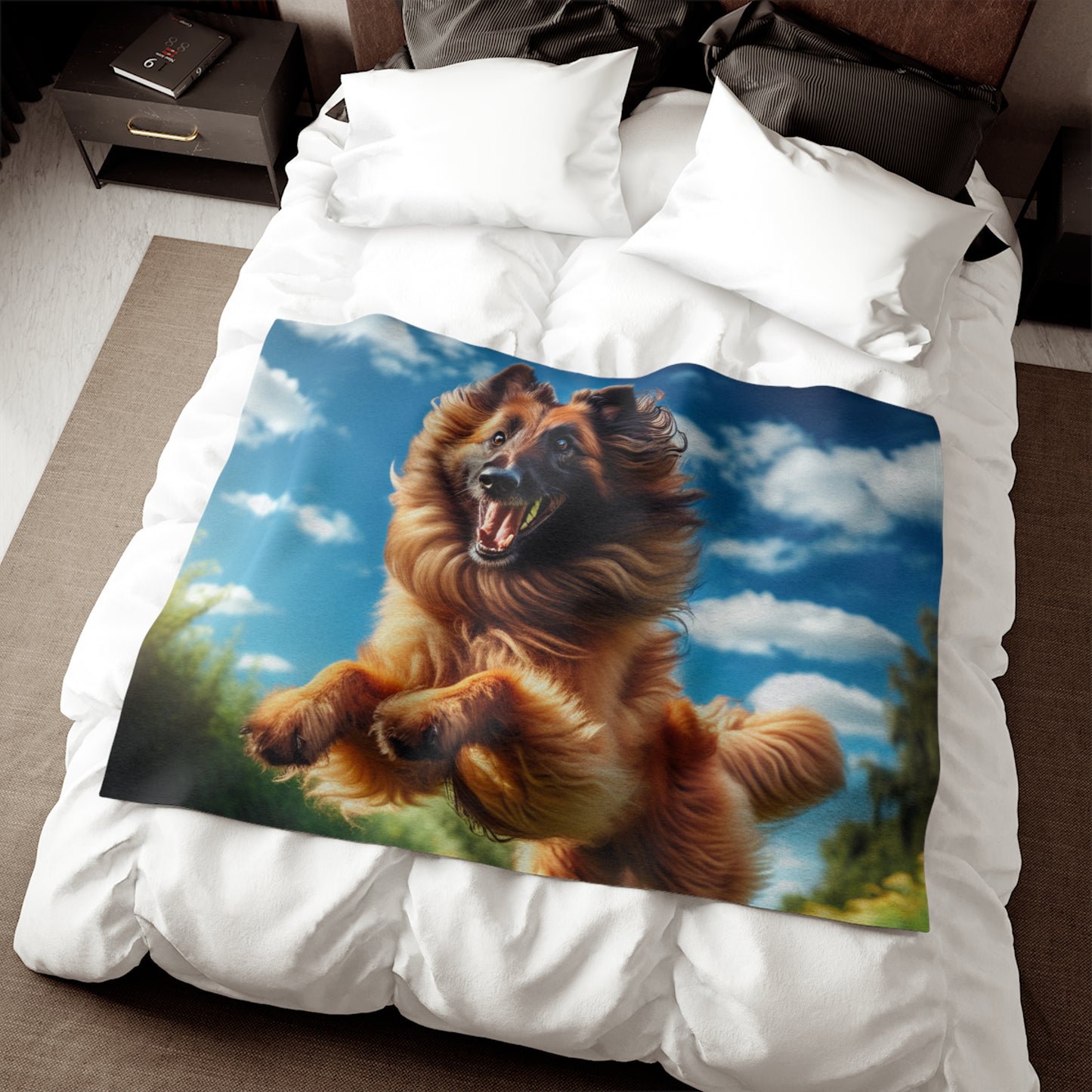Belgian Shepherd Dog Laekenois Sweatshirt Blanket