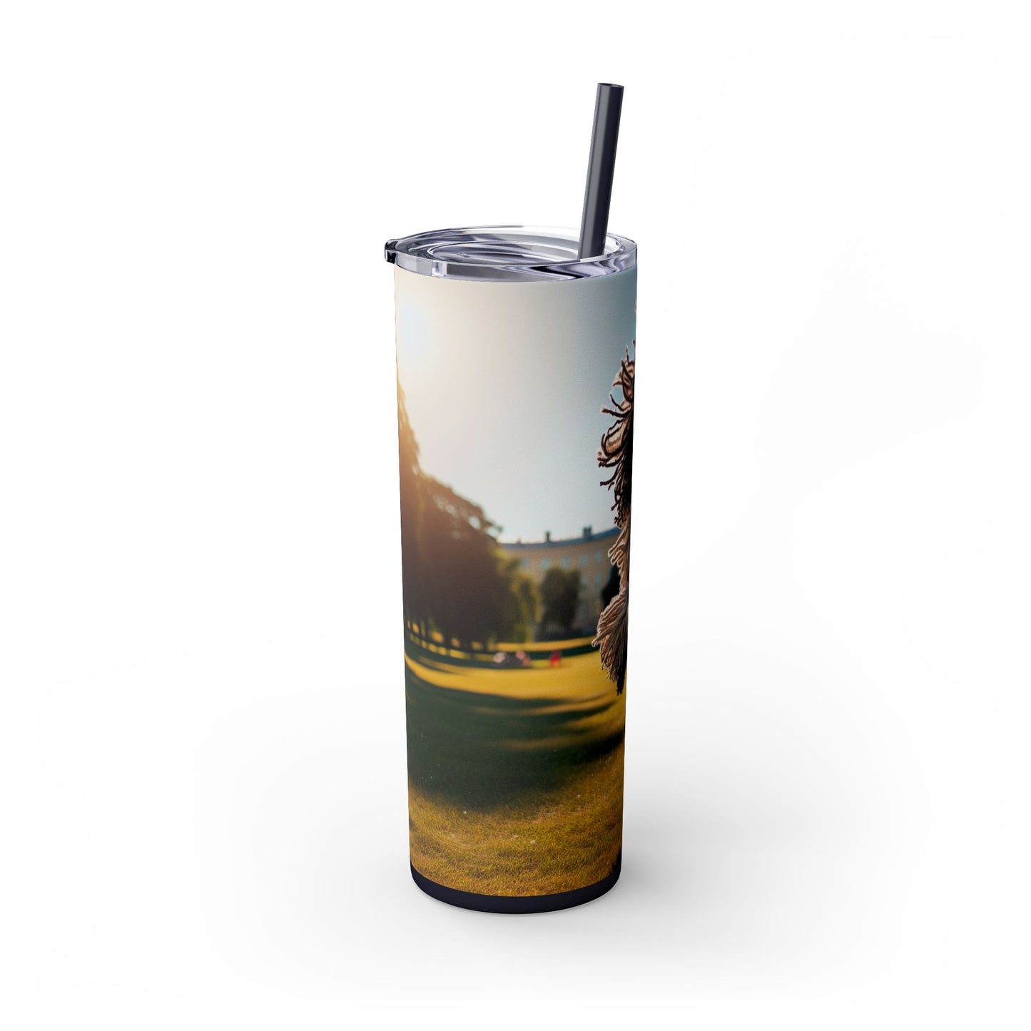 Puli Skinny Tumbler with Straw, 20oz