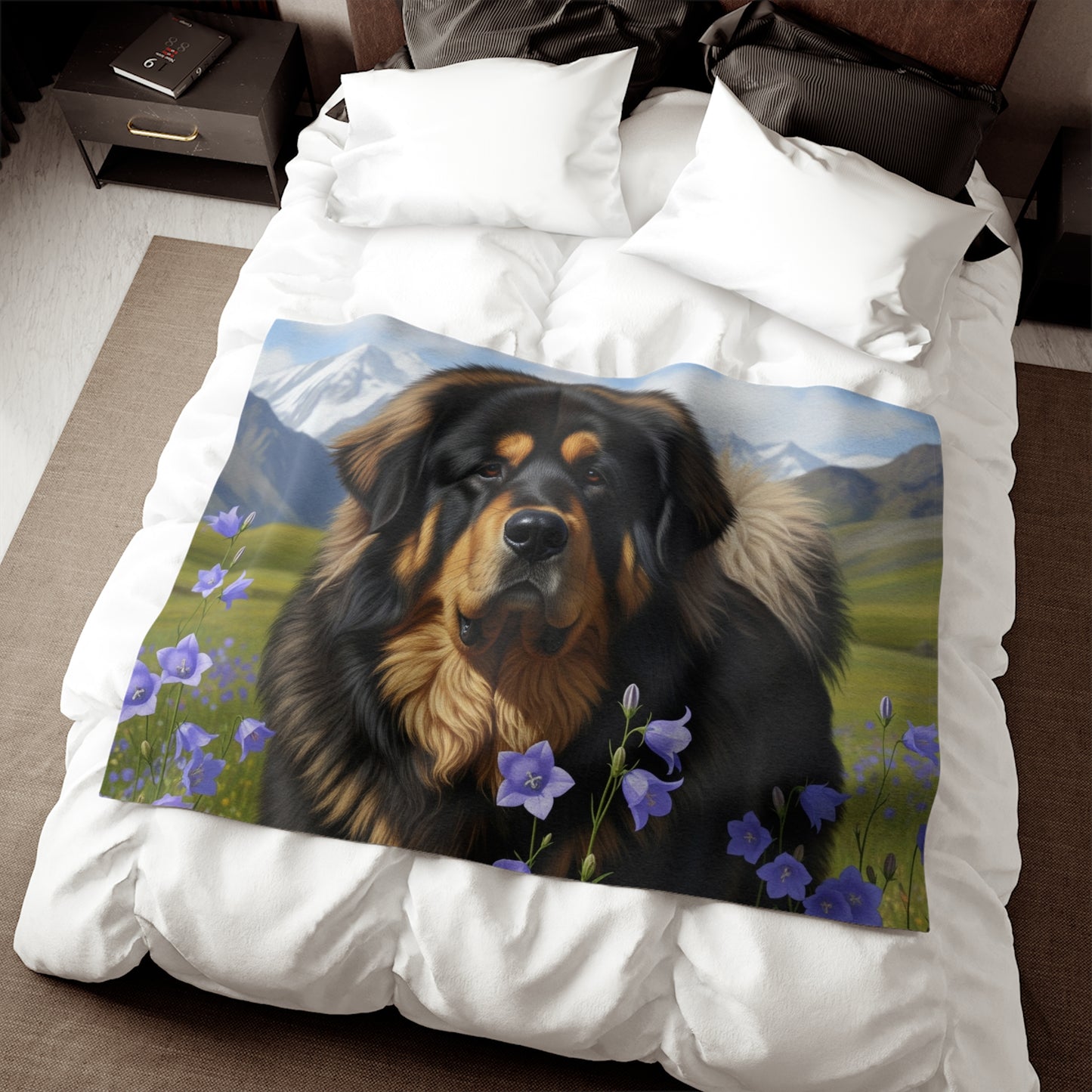 Tibetan Mastiff Sweatshirt Blanket