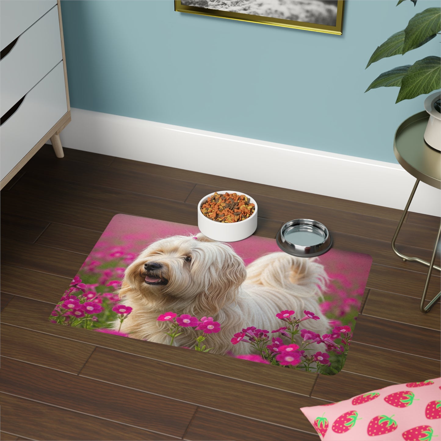 Pet Food Mat (12x18) - Tibetan Terrier