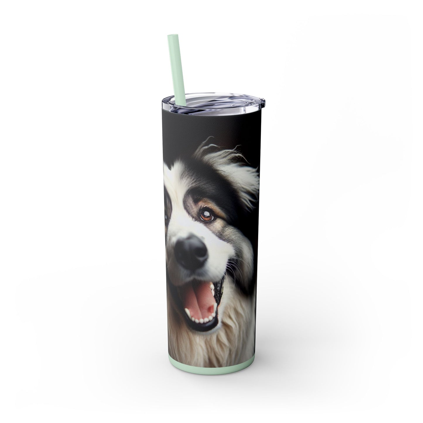 Romanian Mioritic Shepherd Dog Tumbler with Straw, 20oz