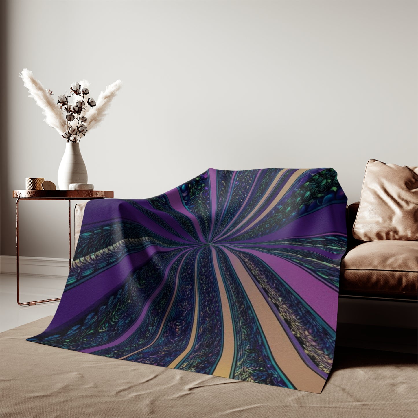 Optical Illusion Sweatshirt Blanket