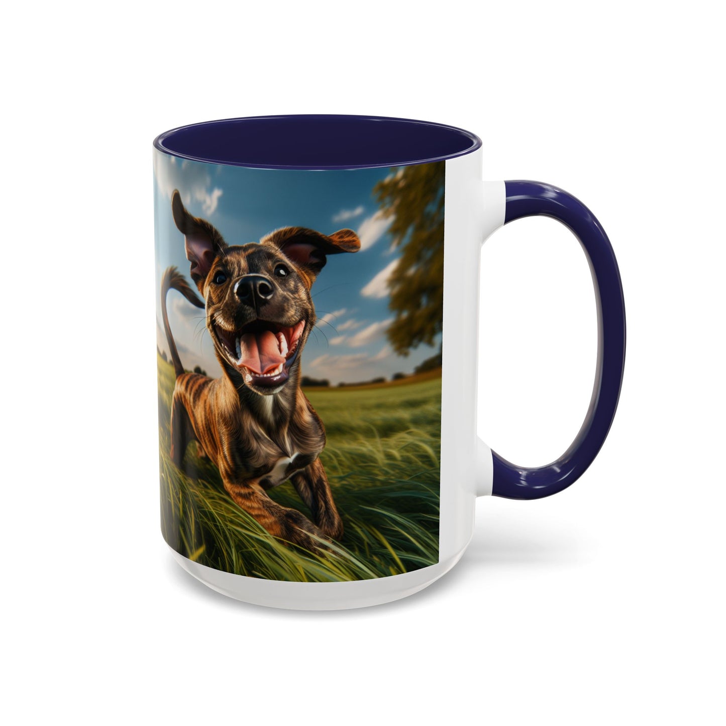 Treeing Tennessee Brindle Accent Coffee Mug - Perfect Gift for Dog Lovers