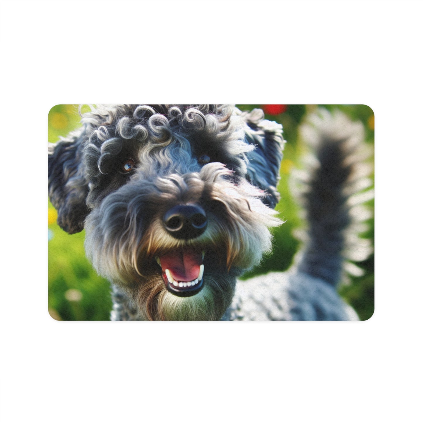 Pet Food Mat (12x18) - Kerry Blue Terrier