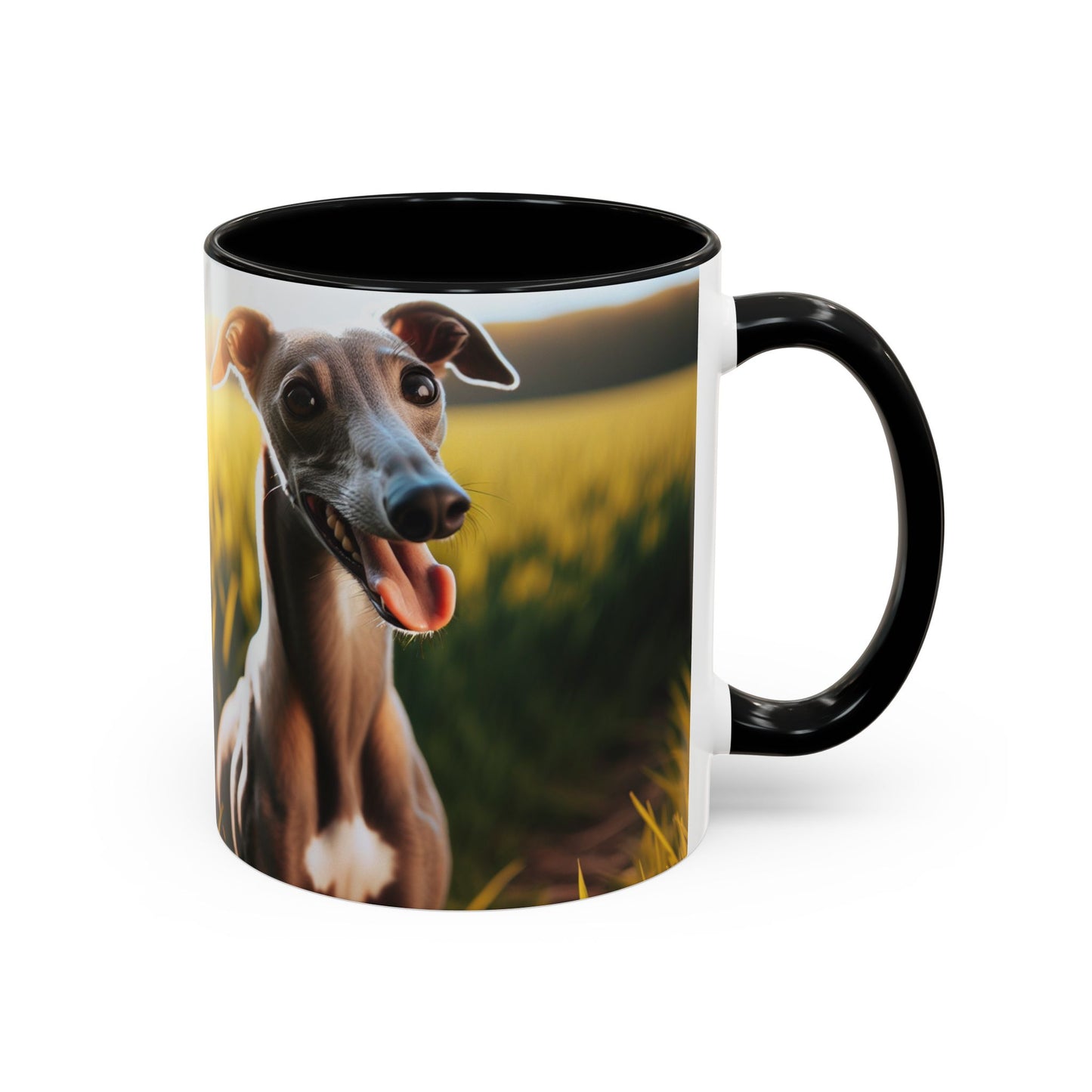 Greyhound Accent Coffee Mug - Perfect Gift for Dog Lovers