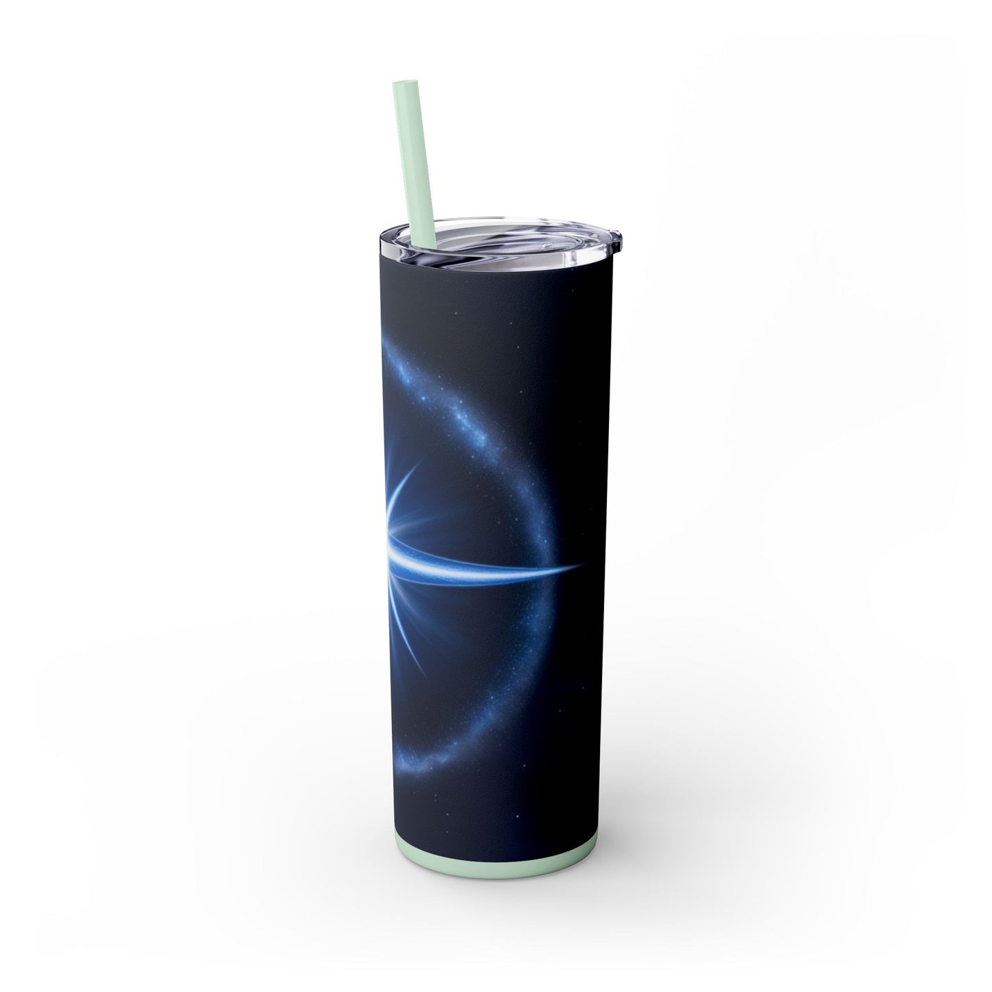 North Star Skinny Tumbler with Straw, 20oz