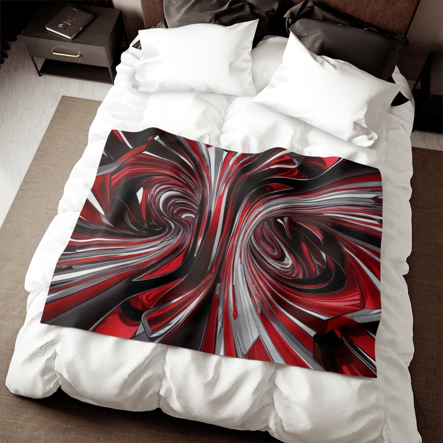 Optical Illusion Sweatshirt Blanket