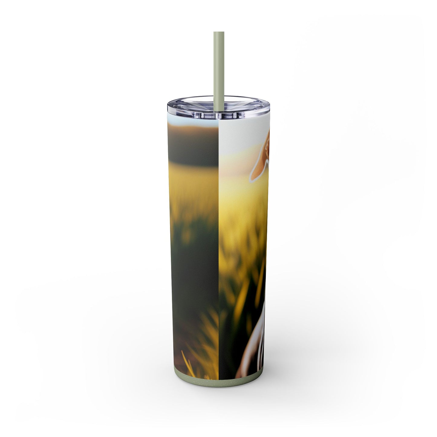 Greyhound Tumbler with Straw, 20oz