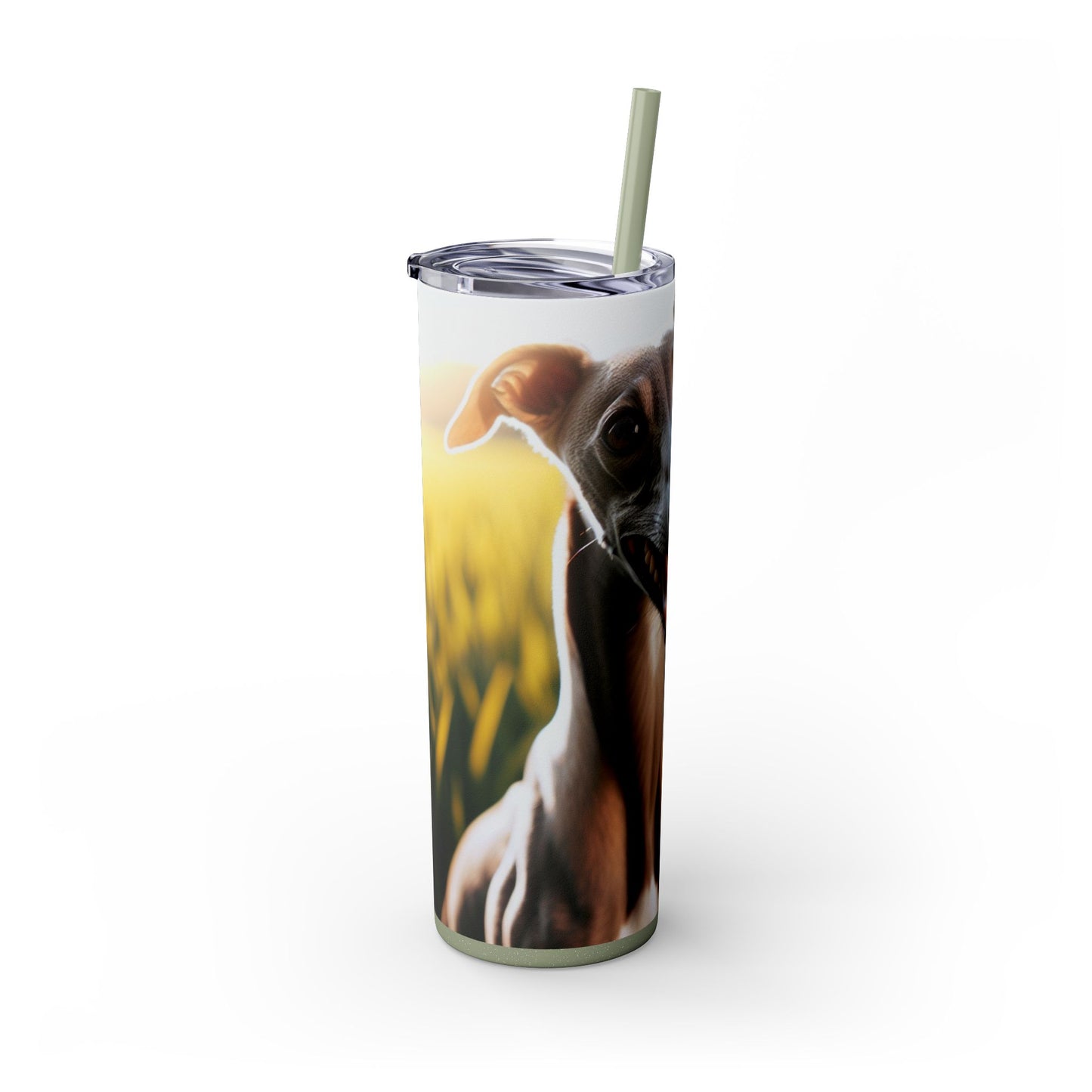 Greyhound Tumbler with Straw, 20oz