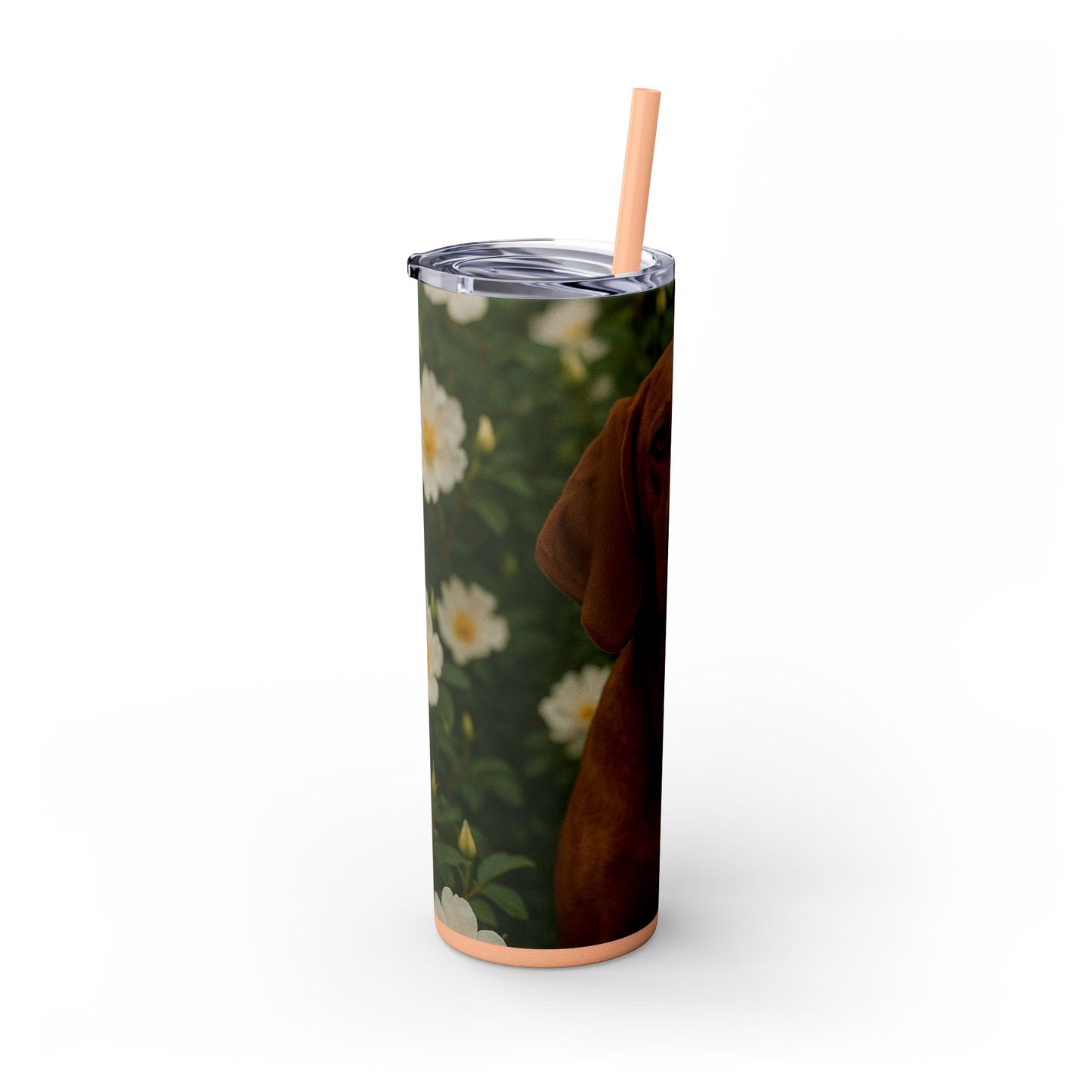 Redbone Coonhound Tumbler with Straw, 20oz
