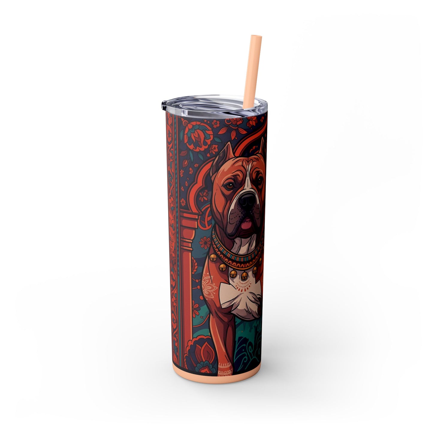 Bully Kutta Skinny Tumbler with Straw, 20oz