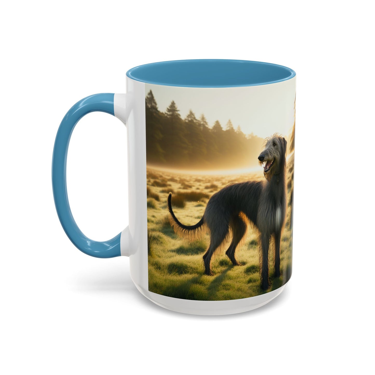 Scottish Deerhound Accent Coffee Mug - Perfect Gift for Dog Lovers